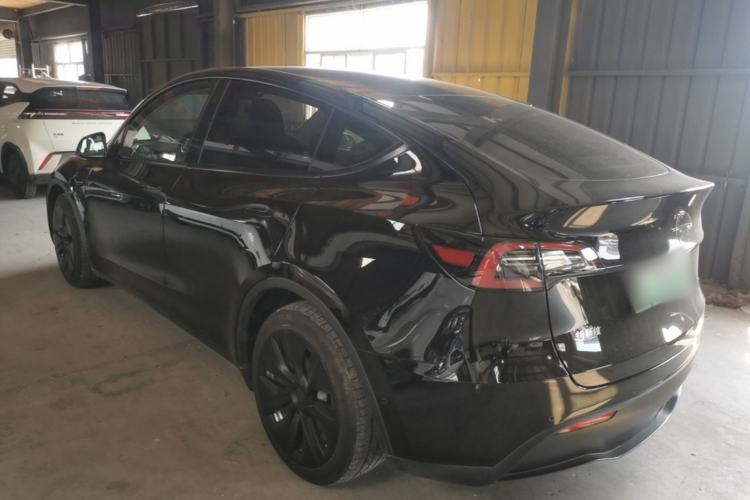 Used Tesla Model Y 2021 Standard Range Rear-Wheel Drive Version Rear Left 45 Deg
