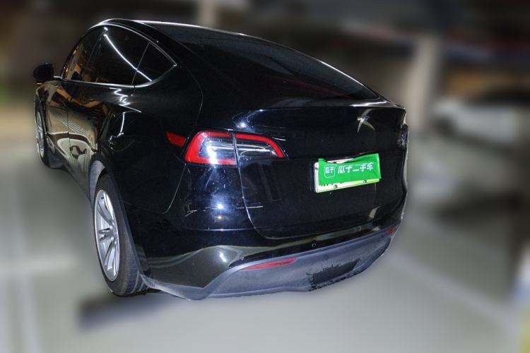 Used Tesla Model Y 2021 Standard Range Rear-Wheel Drive Version Rear Left 45 Deg