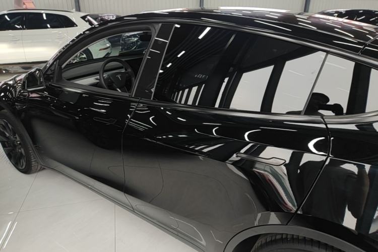 Used Tesla Model Y 2021 Standard Range Rear-Wheel Drive Version Rear Left 45 Deg