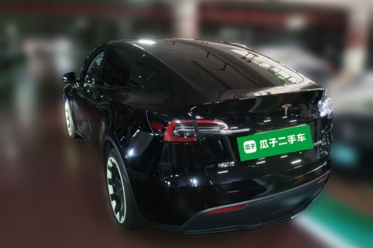 Used Tesla Model Y 2021 Standard Range Rear-Wheel Drive Version Rear Left 45 Deg