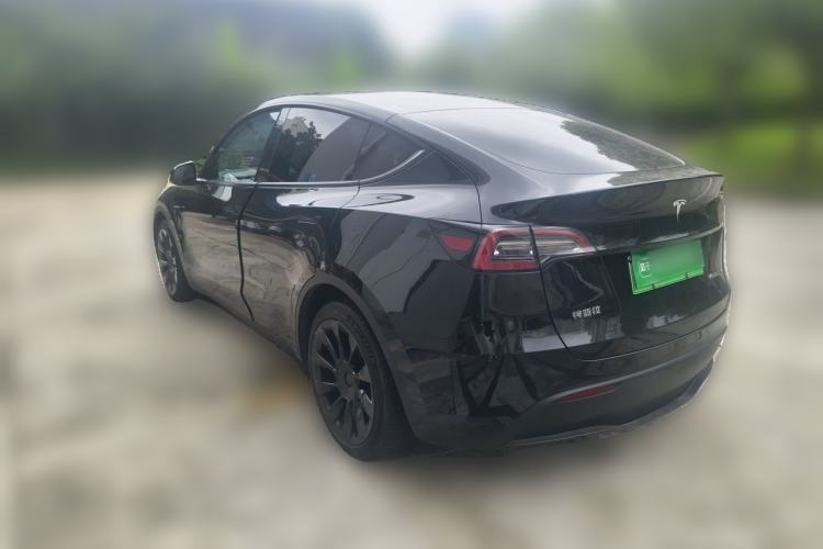 Used Tesla Model Y 2021 Standard Range Rear-Wheel Drive Version Rear Left 45 Deg