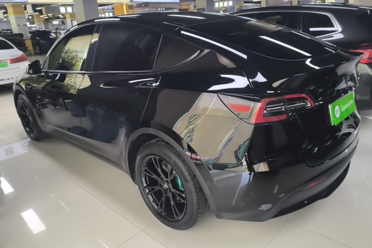 Used Tesla Model Y 2021 Standard Range Rear-Wheel Drive Version Rear Left 45 Deg