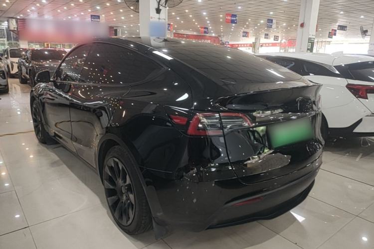Used Tesla Model Y 2021 Standard Range Rear-Wheel Drive Version Rear Left 45 Deg