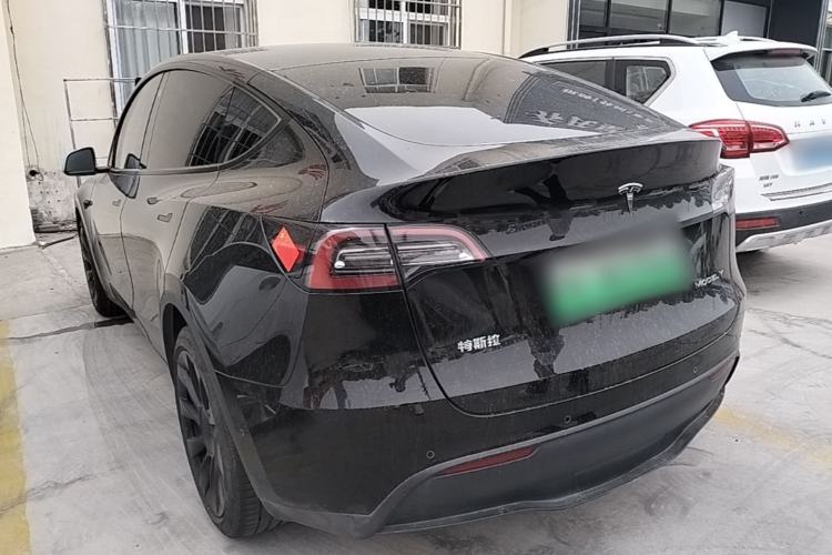Used Tesla Model Y 2021 Standard Range Rear-Wheel Drive Version Rear Left 45 Deg