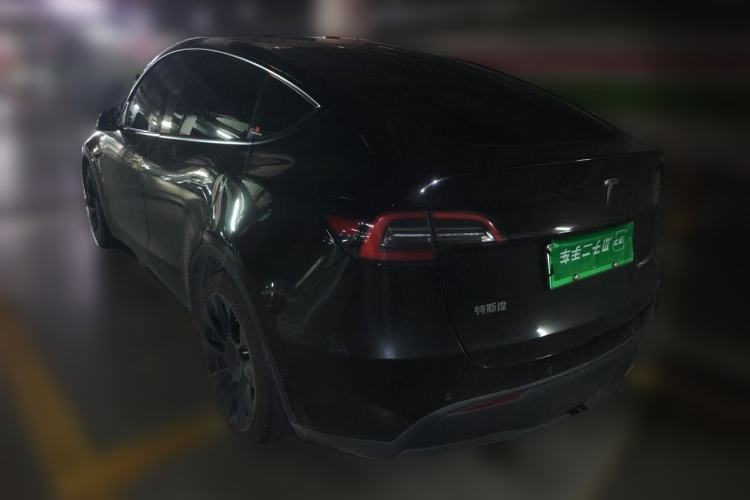 Used Tesla Model Y 2021 Standard Range Rear-Wheel Drive Version Rear Left 45 Deg