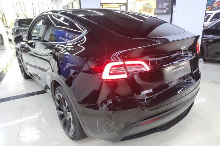 Used Tesla Model Y 2021 Standard Range Rear-Wheel Drive Version Rear Left 45 Deg