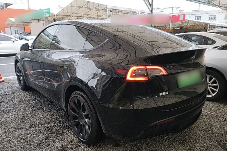 Used Tesla Model Y 2021 Standard Range Rear-Wheel Drive Version Rear Left 45 Deg
