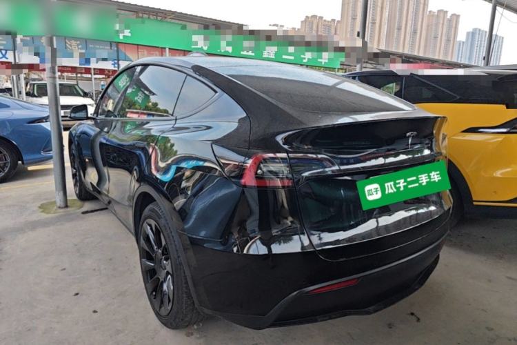 Used Tesla Model Y 2021 Standard Range Rear-Wheel Drive Version Rear Left 45 Deg