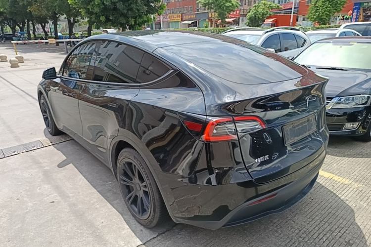 Used Tesla Model Y 2021 Standard Range Rear-Wheel Drive Version Rear Left 45 Deg