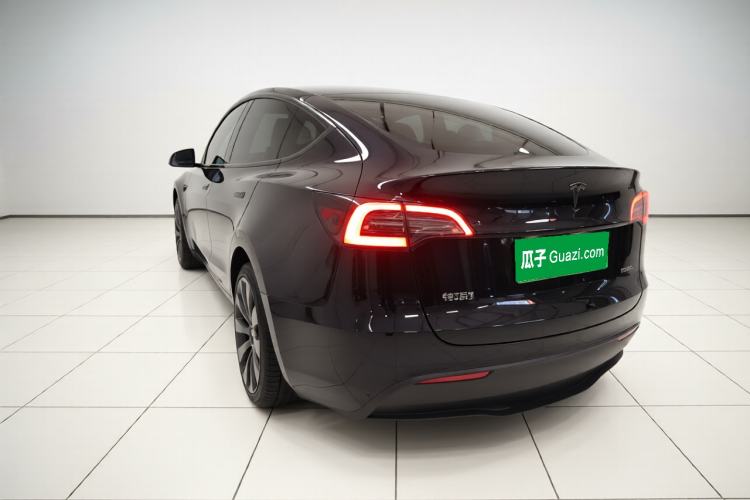 Used Tesla Model Y 2021 Standard Range Rear-Wheel Drive Version Rear Left 45 Deg