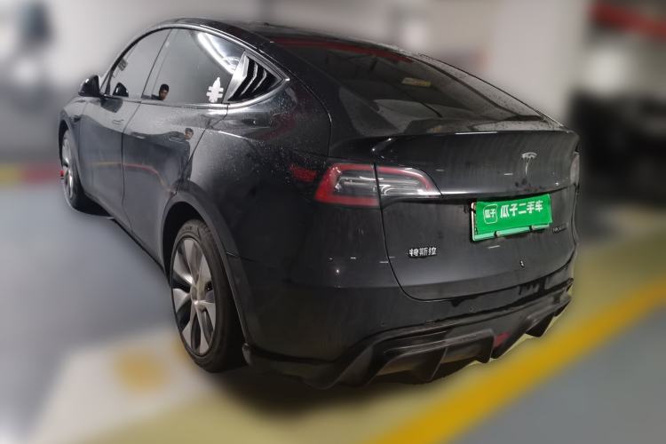 Used Tesla Model Y 2021 Standard Range Rear-Wheel Drive Version Rear Left 45 Deg