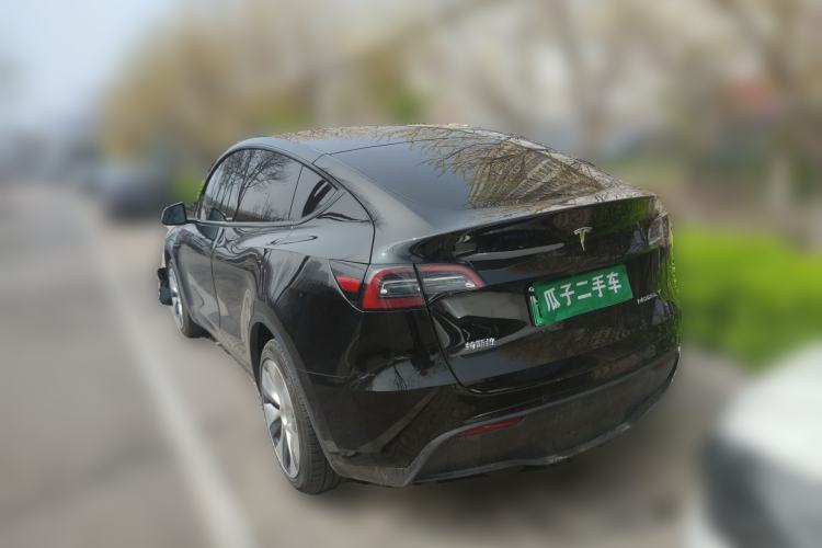 Used Tesla Model Y 2021 Long-Range All-Wheel-Drive Version 3D7 Rear Left 45 Deg