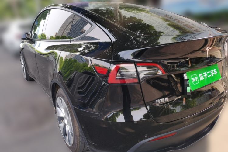 Used Tesla Model Y 2021 Standard Range Rear-Wheel Drive Version Rear Left 45 Deg