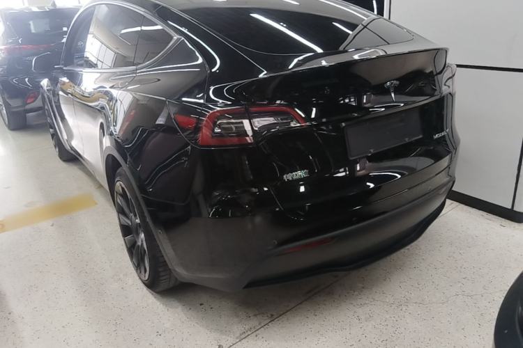 Used Tesla Model Y 2021 Standard Range Rear-Wheel Drive Version Rear Left 45 Deg