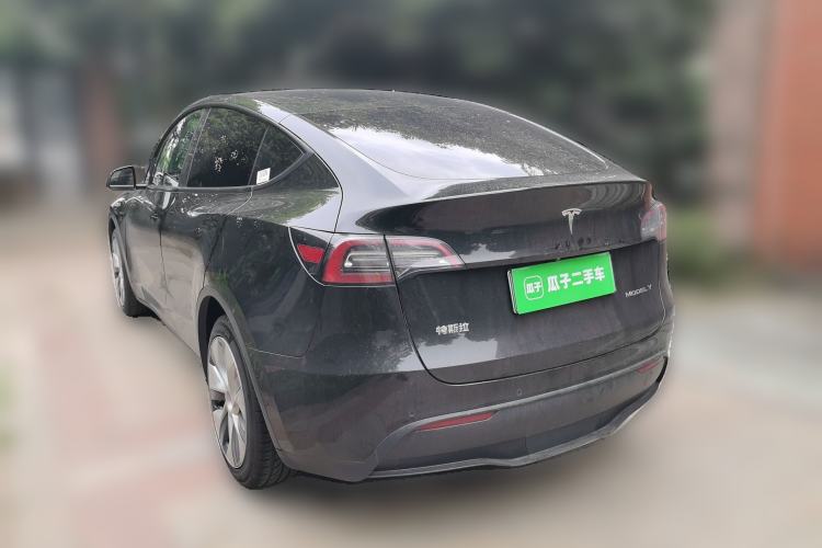 Used Tesla Model Y 2021 Standard Range Rear-Wheel Drive Version Rear Left 45 Deg