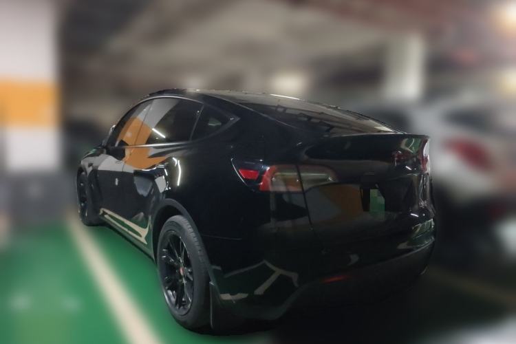 Used Tesla Model Y 2021 Standard Range Rear-Wheel Drive Version Rear Left 45 Deg