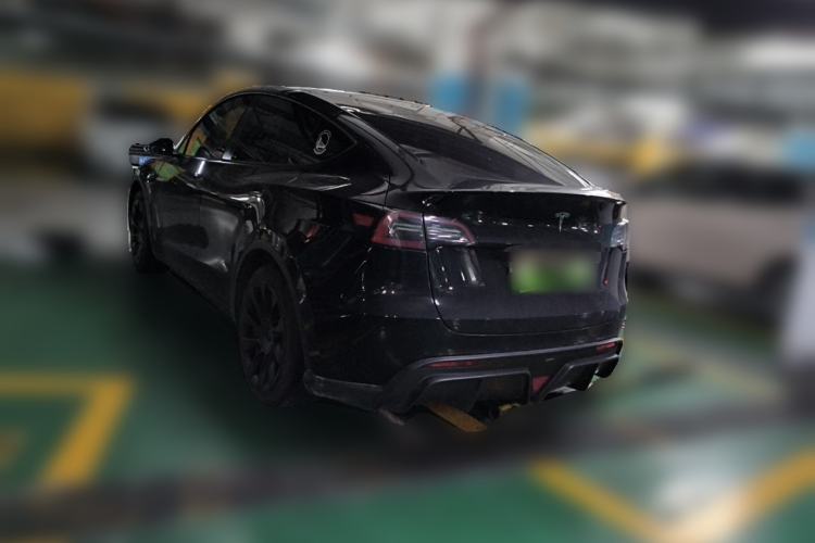 Used Tesla Model Y 2021 Standard Range Rear-Wheel Drive Version Rear Left 45 Deg