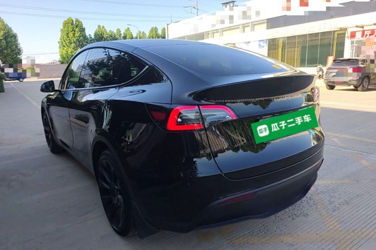 Used Tesla Model Y 2021 Standard Range Rear-Wheel Drive Version Rear Left 45 Deg