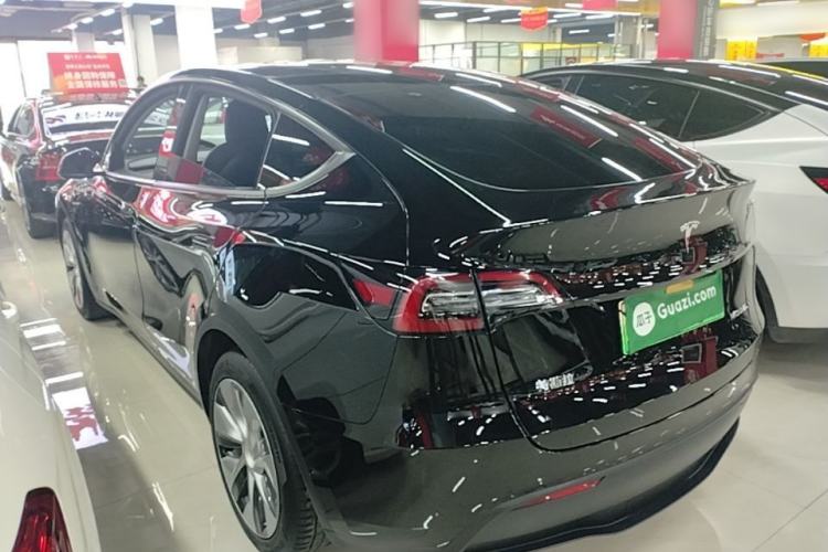 Used Tesla Model Y 2021 Long-Range All-Wheel-Drive Version Rear Left 45 Deg