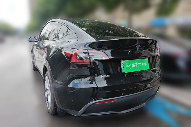 Used Tesla Model Y 2021 Standard Range Rear-Wheel Drive Version Rear Left 45 Deg