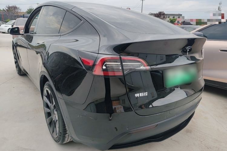 Used Tesla Model Y 2021 Standard Range Rear-Wheel Drive Version Rear Left 45 Deg