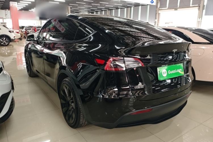 Used Tesla Model Y 2021 Standard Range Rear-Wheel Drive Version Rear Left 45 Deg