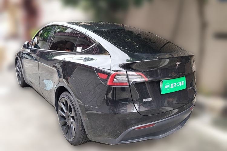 Used Tesla Model Y 2021 Standard Range Rear-Wheel Drive Version Rear Left 45 Deg