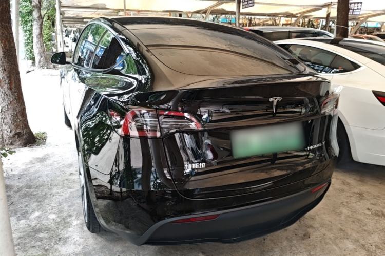 Used Tesla Model Y 2021 Standard Range Rear-Wheel Drive Version Rear Left 45 Deg