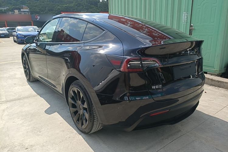 Used Tesla Model Y 2021 Standard Range Rear-Wheel Drive Version Rear Left 45 Deg