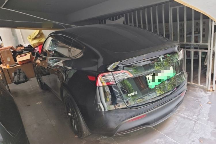 Used Tesla Model Y 2021 Standard Range Rear-Wheel Drive Version Rear Left 45 Deg