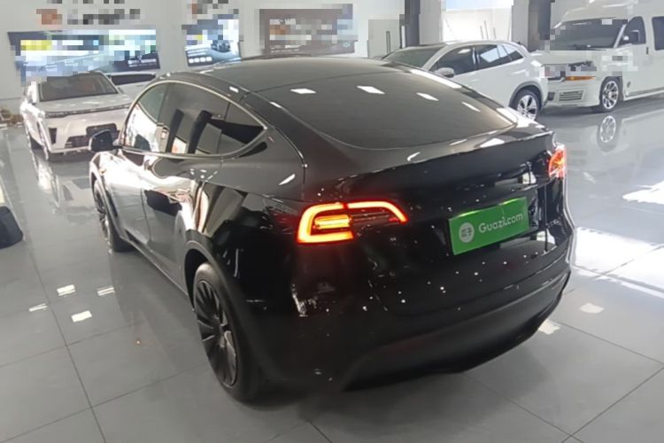 Used Tesla Model Y 2021 Standard Range Rear-Wheel Drive Version Rear Left 45 Deg