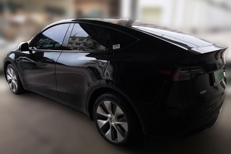 Used Tesla Model Y 2021 Long-Range All-Wheel-Drive Version Rear Left 45 Deg