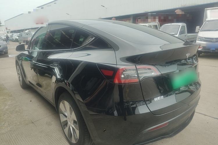 Used Tesla Model Y 2021 Standard Range Rear-Wheel Drive Version Rear Left 45 Deg