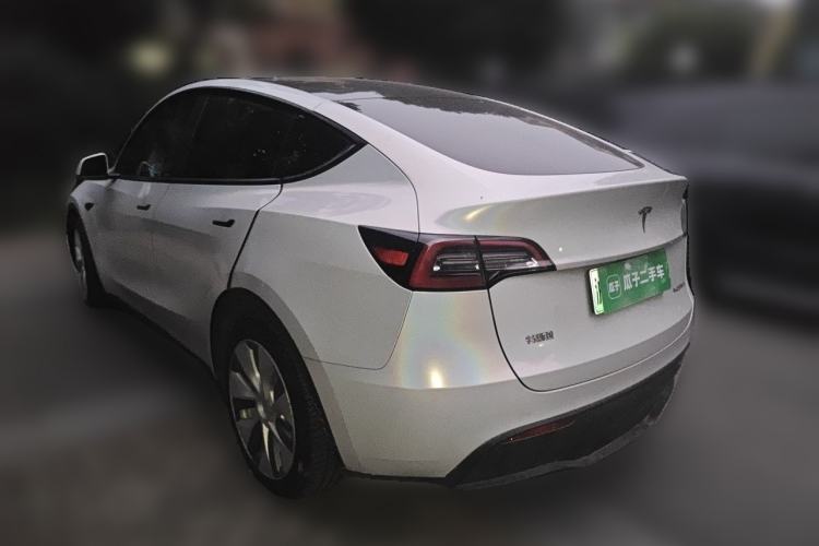 Used Tesla Model Y 2021 Standard Range Rear-Wheel Drive Version Rear Left 45 Deg