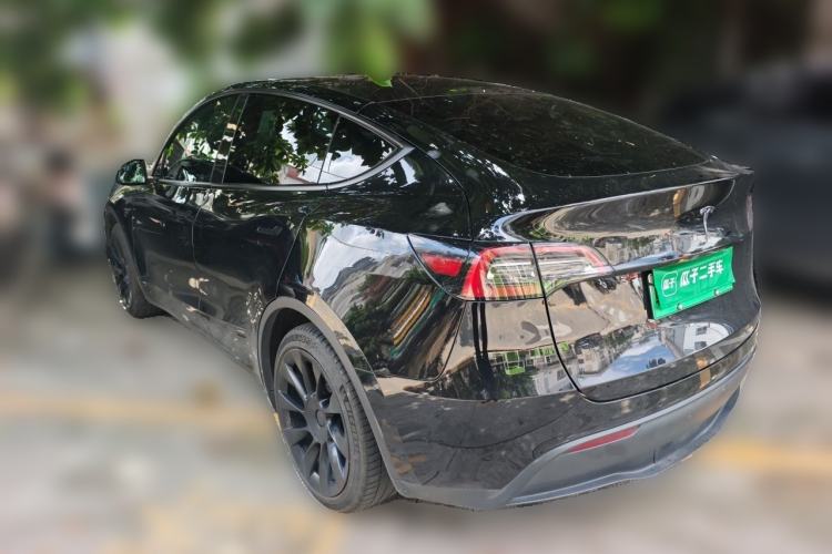 Used Tesla Model Y 2021 Standard Range Rear-Wheel Drive Version Rear Left 45 Deg