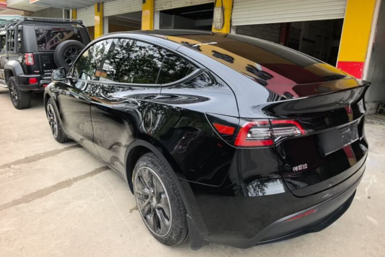 Used Tesla Model Y 2021 Standard Range Rear-Wheel Drive Version Rear Left 45 Deg