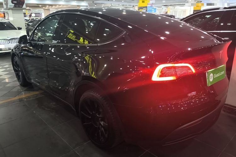 Used Tesla Model Y 2021 Standard Range Rear-Wheel Drive Version Rear Left 45 Deg
