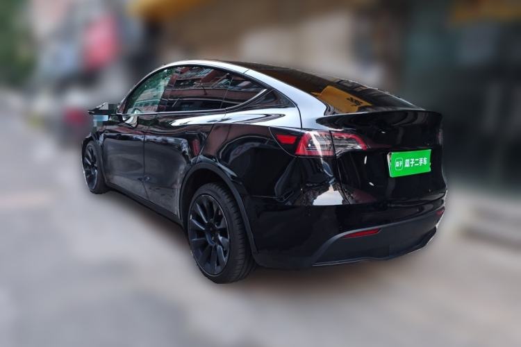 Used Tesla Model Y 2021 Standard Range Rear-Wheel Drive Version Rear Left 45 Deg