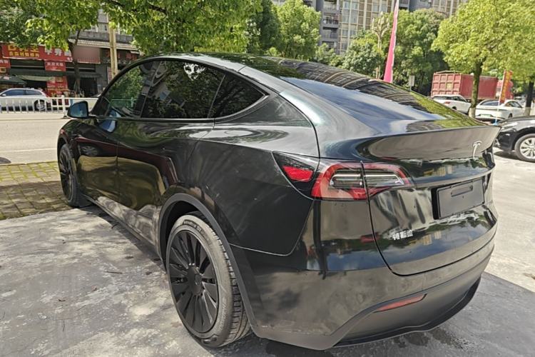 Used Tesla Model Y 2021 Standard Range Rear-Wheel Drive Version Rear Left 45 Deg