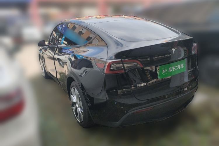 Used Tesla Model Y 2021 Standard Range Rear-Wheel Drive Version Rear Left 45 Deg