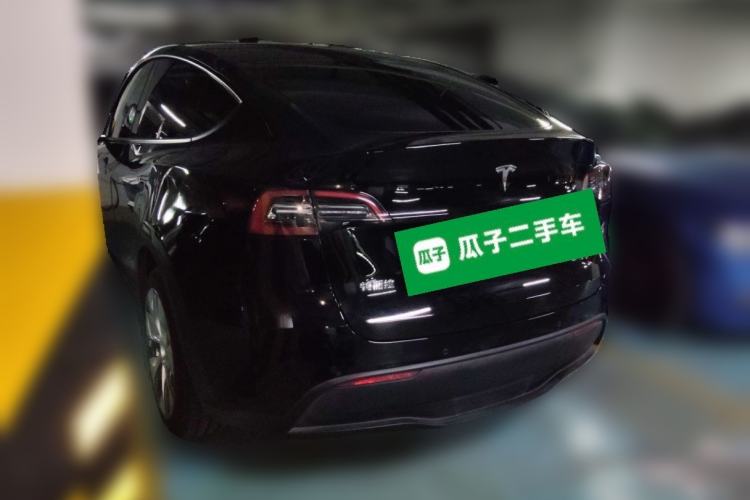 Used Tesla Model Y 2021 Standard Range Rear-Wheel Drive Version Rear Left 45 Deg