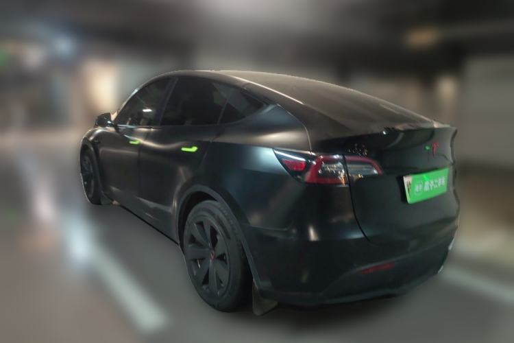 Used Tesla Model Y 2021 Standard Range Rear-Wheel Drive Version Rear Left 45 Deg
