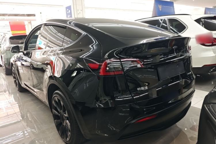 Used Tesla Model Y 2021 Standard Range Rear-Wheel Drive Version Rear Left 45 Deg