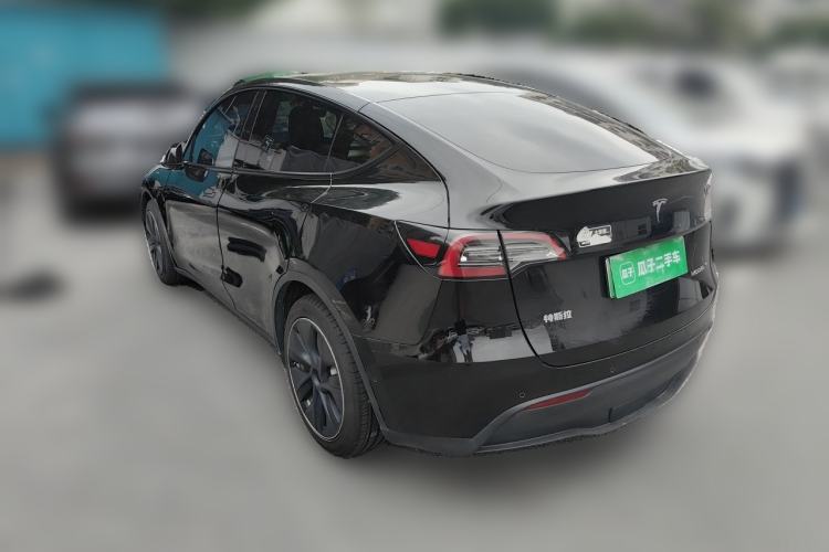 Used Tesla Model Y 2021 Standard Range Rear-Wheel Drive Version Rear Left 45 Deg