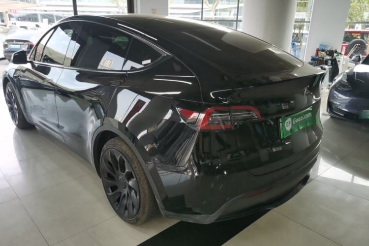 Used Tesla Model Y 2021 Standard Range Rear-Wheel Drive Version Rear Left 45 Deg