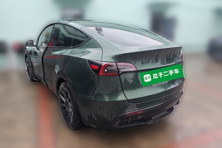 Used Tesla Model Y 2021 Standard Range Rear-Wheel Drive Version Rear Left 45 Deg