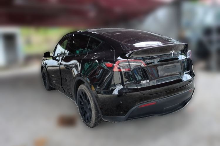 Used Tesla Model Y 2021 Long-Range All-Wheel-Drive Version Rear Left 45 Deg