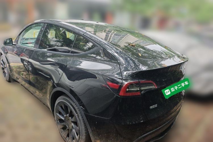 Used Tesla Model Y 2021 Standard Range Rear-Wheel Drive Version Rear Left 45 Deg