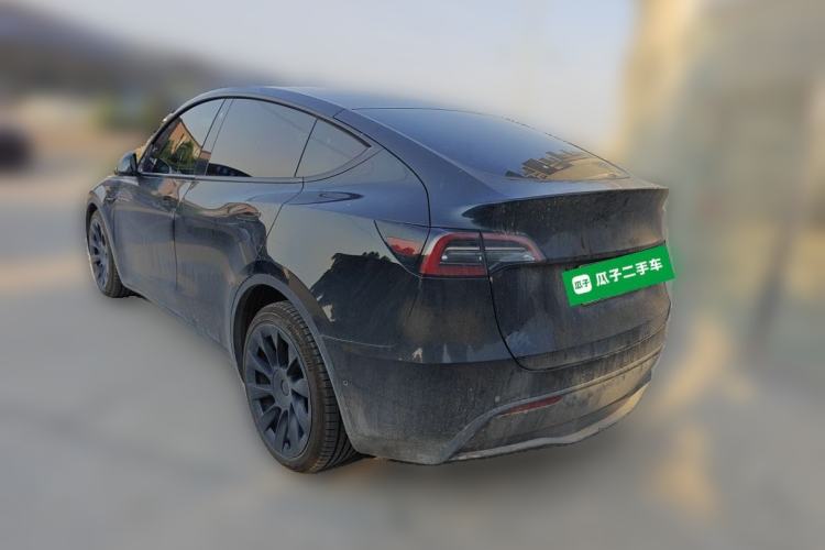 Used Tesla Model Y 2021 Standard Range Rear-Wheel Drive Version Rear Left 45 Deg