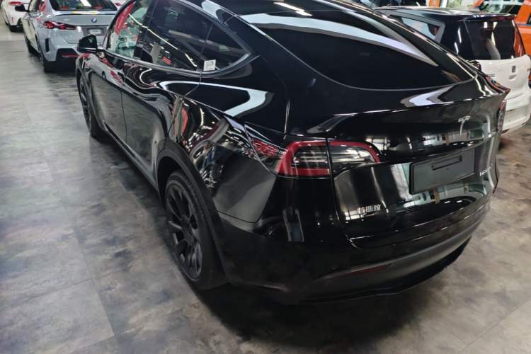 Used Tesla Model Y 2021 Long-Range All-Wheel-Drive Version 3D7 Rear Left 45 Deg